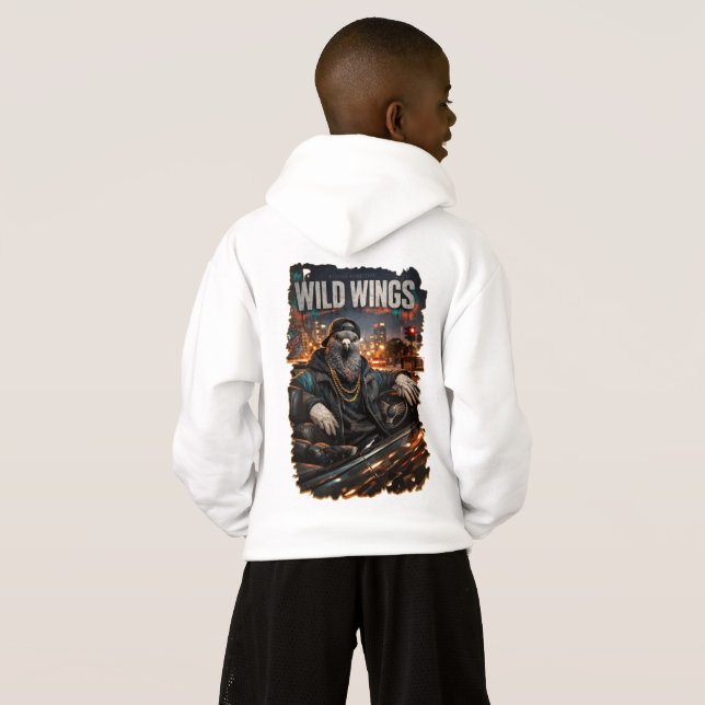 Landaufgewachsen, stadtcool -  hoodie (Schwarz voll)