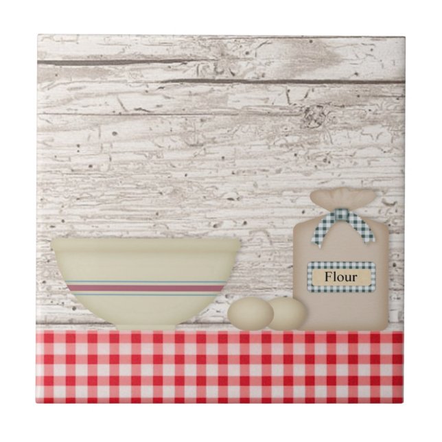 Landbackstein Fliese (Vorderseite)