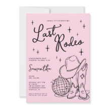 Landcowgirl Rosa Letzte Rodeo-Junggesellinnenparty