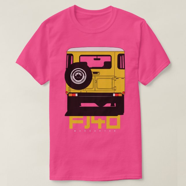 Landcruiser fj40 gelb T-Shirt (Design vorne)