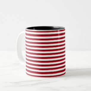 Landemarkierungen in Latvia rot Zweifarbige Tasse