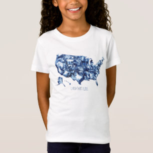 Landen Sie dass i-Liebe - Vereinigte Staaten T-Shirt