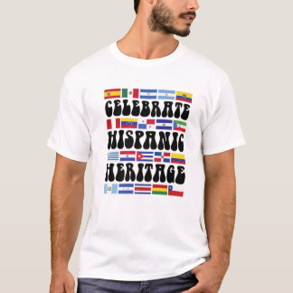 Länder Lateinamerikas Flaggen Hispanischer Erbe Mo T-Shirt