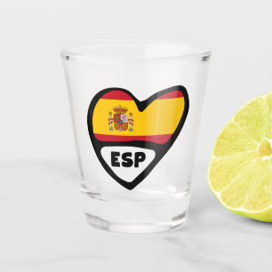 Ländercode - Herd, ESP Schnapsglas
