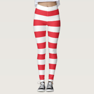 Länderfarben für die österreichische Flagge horizo Leggings