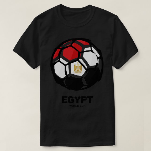 Länderflagge Ägyptens T-Shirt (Design vorne)