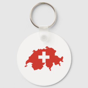 Länderflagge Schweiz Schlüsselanhänger
