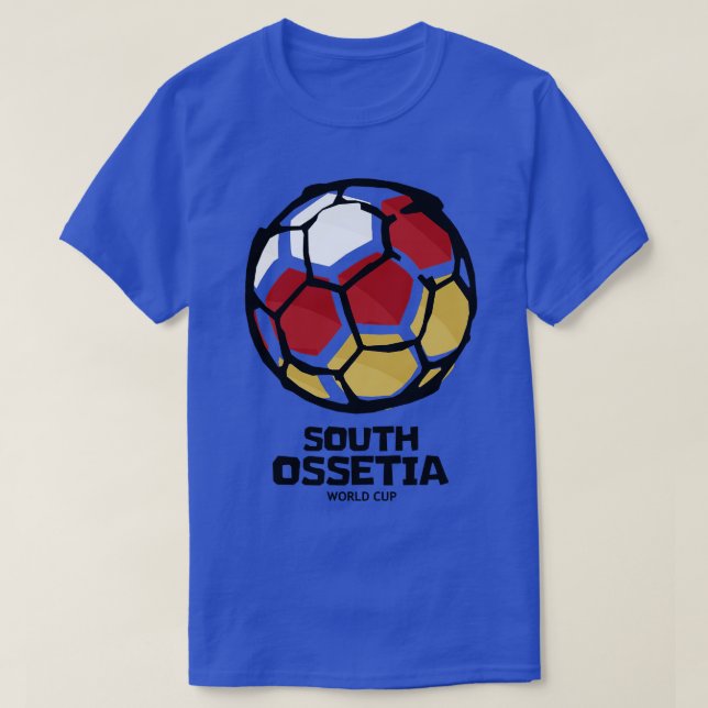 Länderflagge Südossetien T-Shirt (Design vorne)