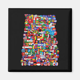 Länderflaggen Magnet