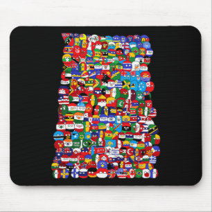 Länderflaggen Mousepad
