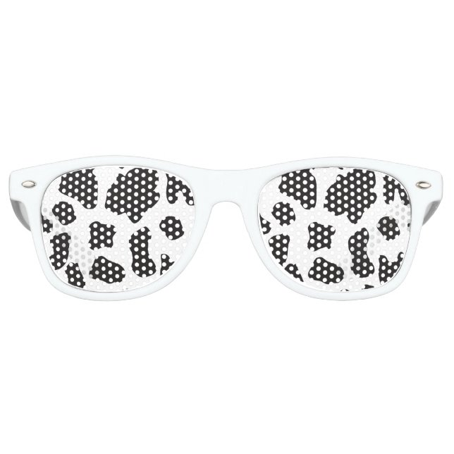 Länderkuhmuster Partybrille (Vorderseite)