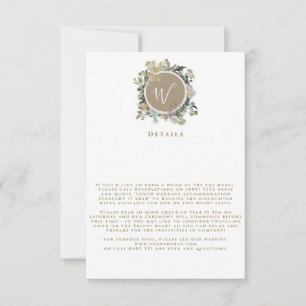 Länderspezifische Angaben zur Blumenzellenblume RSVP Karte
