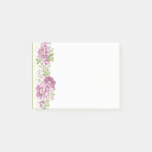 Länderspezifische Blume Post-it Klebezettel