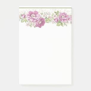 Länderspezifische Blume Post-it Klebezettel