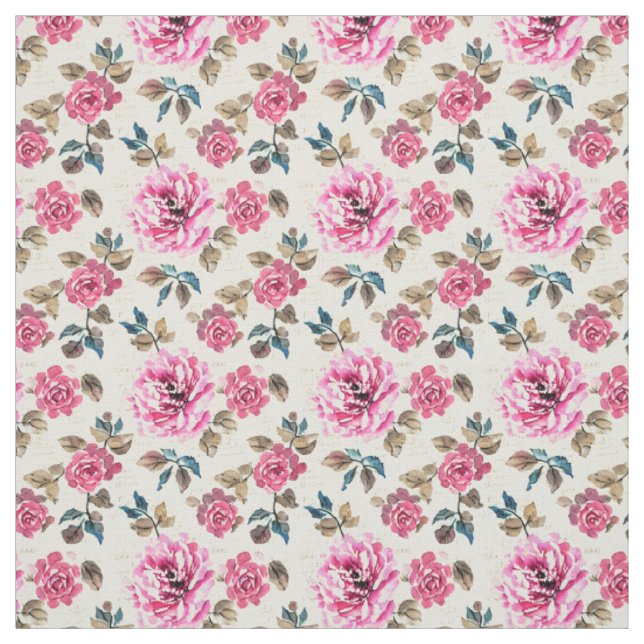 Länderspezifische Blume Stoff (Muster)