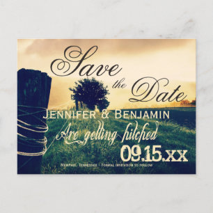 Länderzaun Save the Date Postkarten