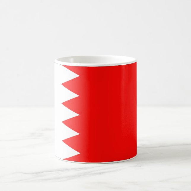 Landesflagge Bahrain Kaffeetasse (Mittel)