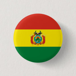 Landesflagge Boliviens Button