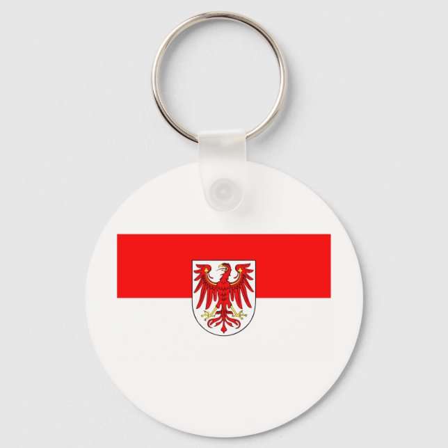 Landesflagge Brandenburg Schlüsselanhänger (Vorderseite)