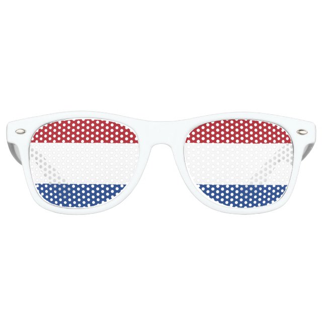 Landesflagge der Niederlande, Holland, Niederlande Partybrille (Vorderseite)