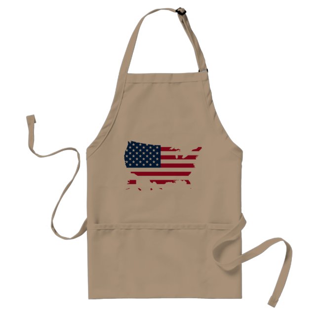 Landesflagge der USA Schürze (Vorne)