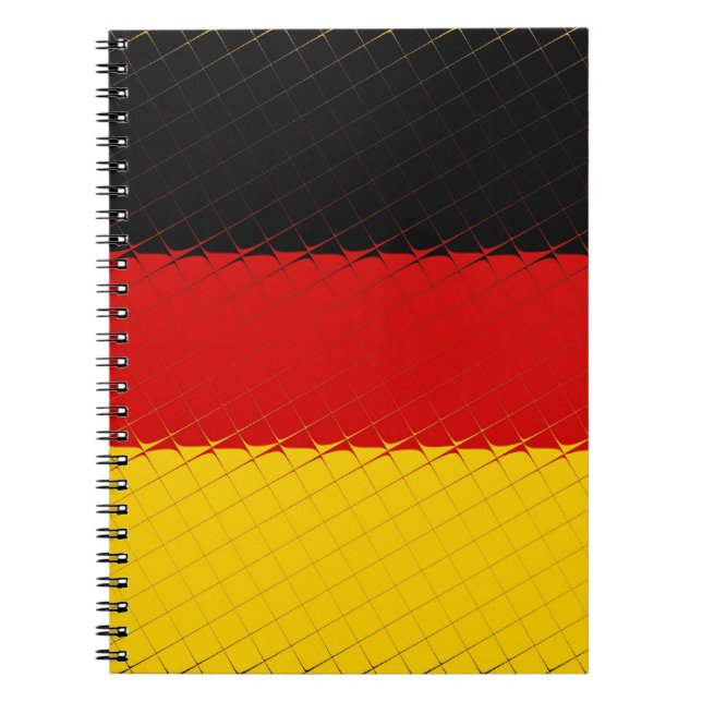 Landesflagge Deutschland Notizblock (Vorderseite)