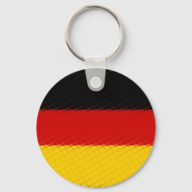 Landesflagge Deutschland Schlüsselanhänger (Vorderseite)