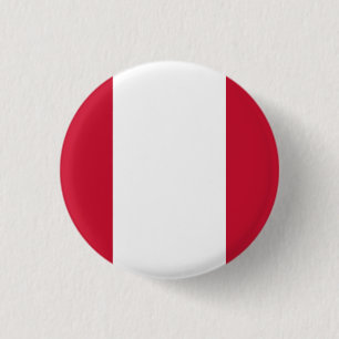 Landesflagge Perus Button