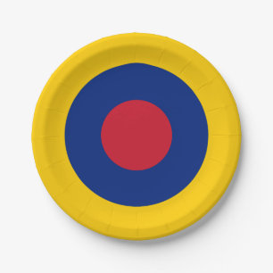 Landesflagge Venezuela - Rundsymbol Pappteller