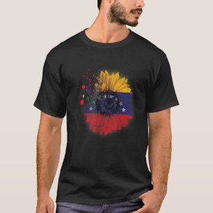 Landesflagge Venezuela Venezolaner Flagge Sonnenbl T-Shirt