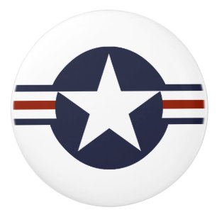Landesflagge Vereinigter Staaten Amerika roundel Keramikknauf