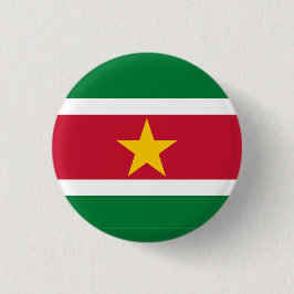 Landesflagge von Suriname Button