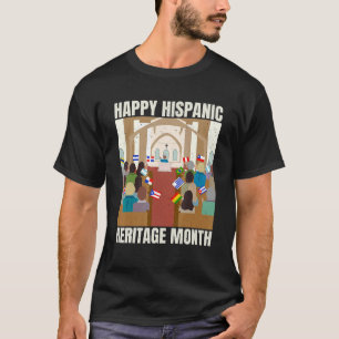 Landesflaggen für das hispanische Kulturerbe Monat T-Shirt