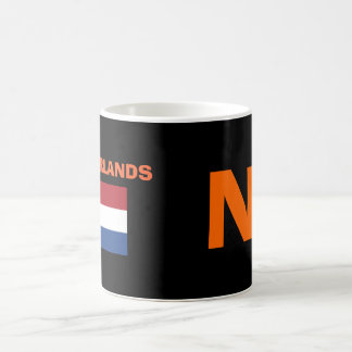 Landeskennzahl-Tasse NL niederländische Kaffeetasse