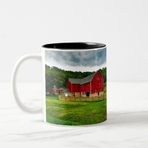Landfotografie USA Landschaft Hübsche Landschaft Zweifarbige Tasse