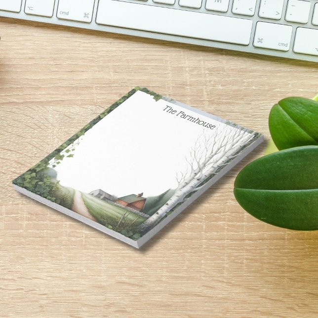 Landhaus Bauernhof Notizblock (Von Creator hochgeladen)