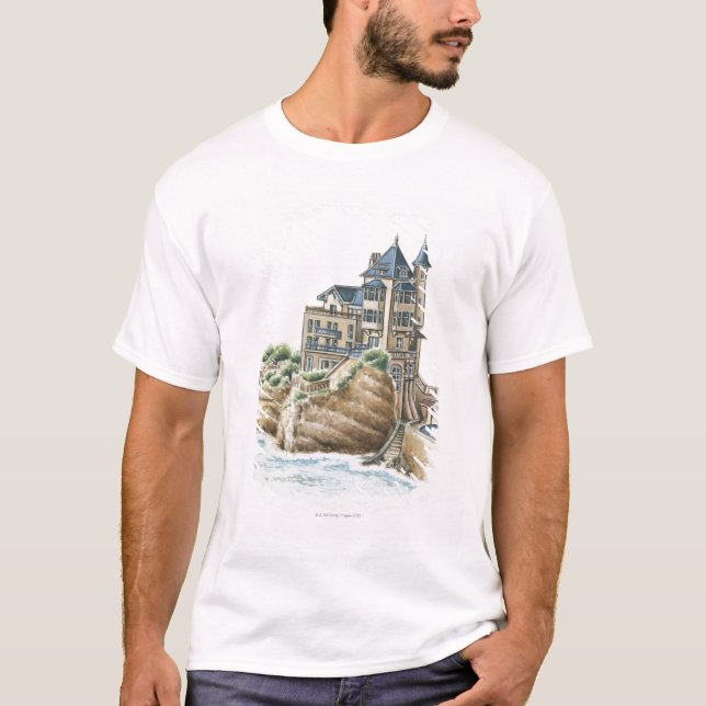 Landhaus Belza, Biarritz, Frankreich T-Shirt (Vorderseite)