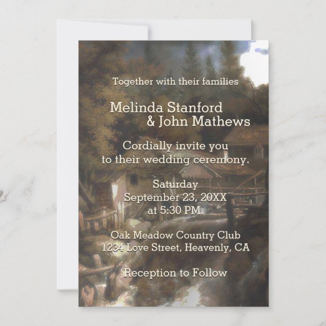 Landhaus Einladung (Vorderseite)