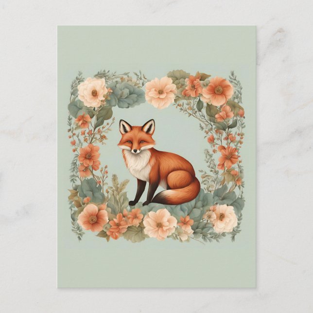 Landhaus-Fuchs Postkarte (Vorderseite)