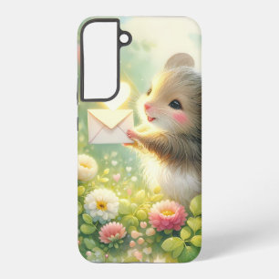 Landhaus-Maus-Liebesbrief-Wiese Samsung Galaxy Hülle