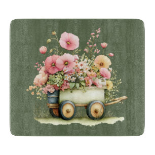 Landhaus-Sommer-Blumen-Schneidbrett Schneidebrett