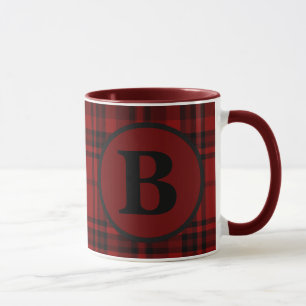 LANDHAUS-STIL ROT GINGHAM KARRIERTER PLAID TASSE