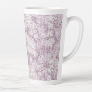 Landhaus-Stil Samtige Flieder-Daisy Milchtasse