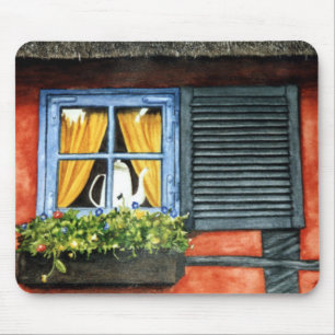 Landhausfenster Mousepad