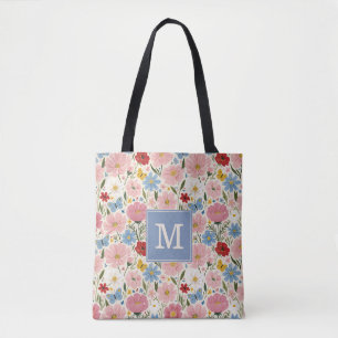 Landhausgarten Blumen-Tragetasche Tasche