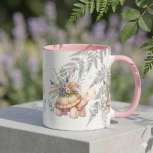 Landhausgarten-Schildkröte Aquarell Tasse