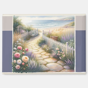 Landhausgartenweg zum Meer Magnet