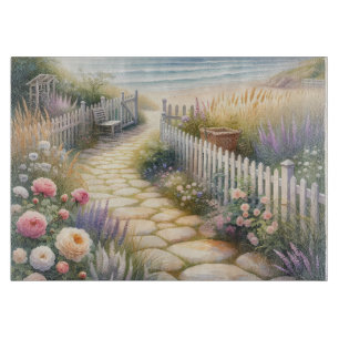 Landhausgartenweg zum Meer Schneidebrett
