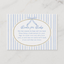 Landhausstil Baby Shower Bücher fürs Baby in Blau