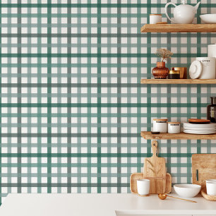 Landhausstil Bunt Retro Vintage Karomuster Tapete